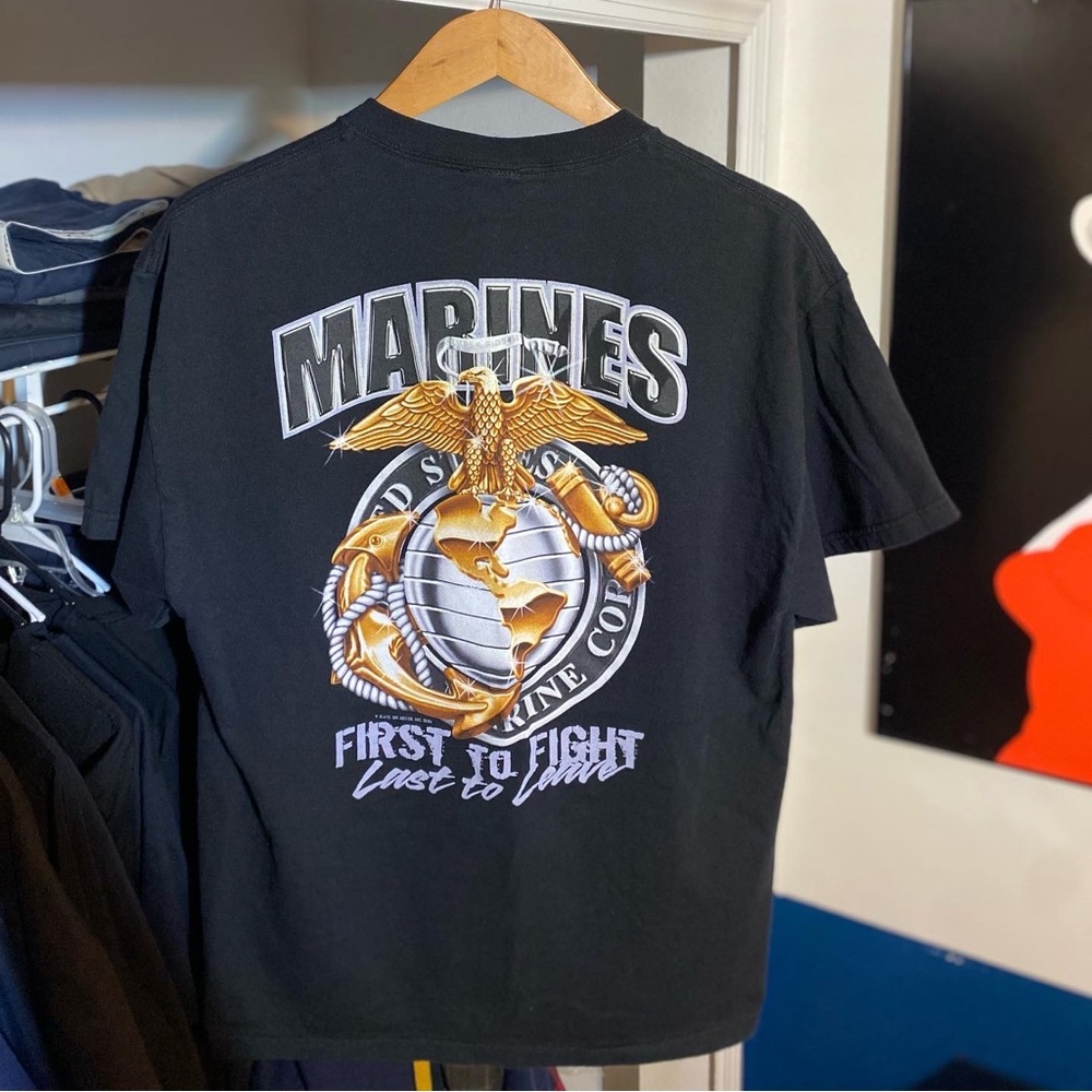 AGED MARINES T SHIRT.